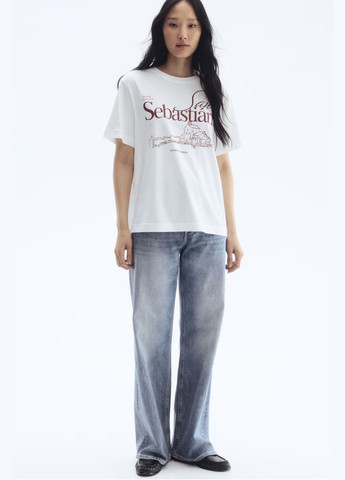 Футболка H&M basic - (346240355)