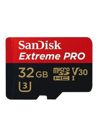 Карточка памяти Extreme Pro 32 GB MicroSD (SDXC) + SD Adapter SanDisk (294205950)