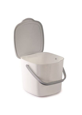 Контейнер для мусора Snips с крышкой и ручкой 3 л для кухни для отходов белый ProDobro (367267182)