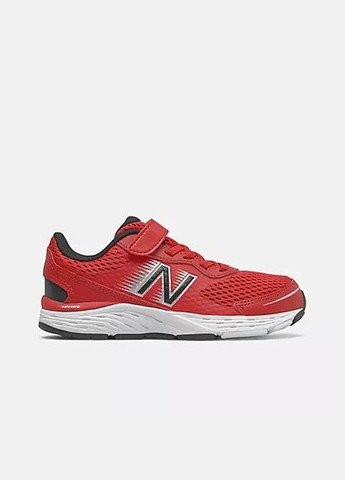 Красные осенние женские кроссовки New Balance