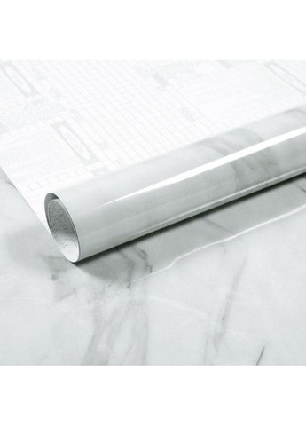 Плівка самоклеюча вінілова білий мармур для кухні та меблів водостійка 2 м × 60 см 2 шт (2104618888) No Brand (371631725)