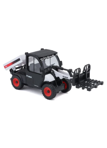 Погрузчик игрушечный Bobcat Toolcat 5600 10 см красно-черный Bburago (398202643)