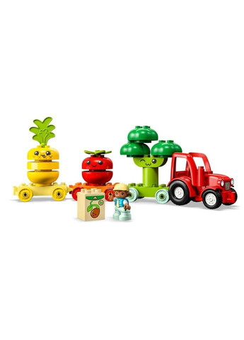Конструктор DUPLO My First Трактор для выращивания фруктов и овощей 19 деталей (10982) Lego (281425592)