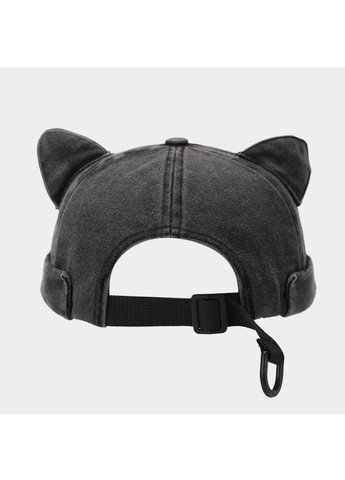 Коротка шапка кепка, докер з вушками 55-58р Сірий (2375) No Brand (317232659)