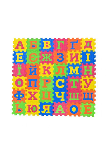 Пазлы детские мягкие развивающие украинский алфавит EVA 36 деталей фомовые PL81001 No Brand (362420448)