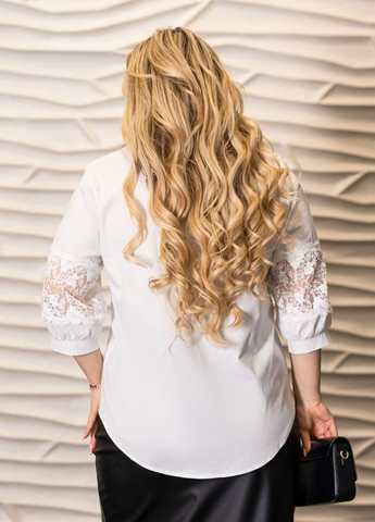 Сорочка з мереживними рукавами No Brand (322672452)