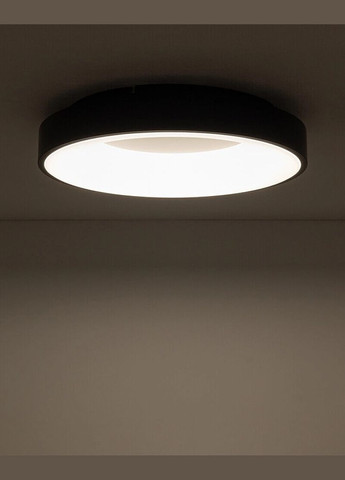 Світильник стельовий 11207 Nikki Round Led 1x48W 3000K 4100Lm IP20 Чорний (11207) Nowodvorski (318524660)