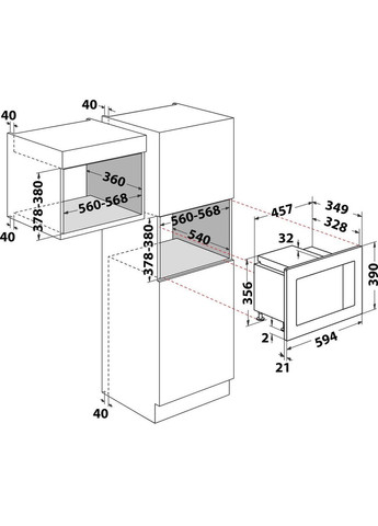 Микроволновка с грилем WMF 200 GNB WHIRLPOOL (314930922)