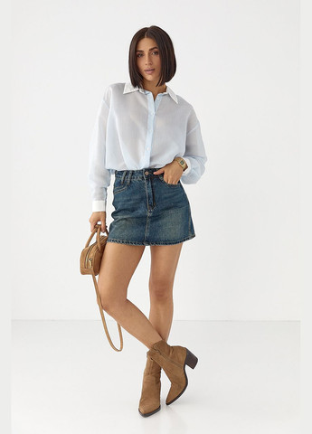 Джинсова міні-спідниця Lurex (329626633)