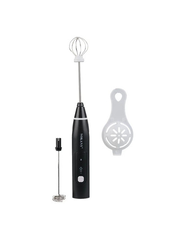 Вспенитель молока Sokany SK-1772 капучинатор электрический портативный 2 насадки USB 1200 мАч No Brand (347302795)