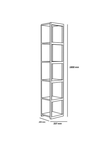 Стелаж кухонний з дерева Маратон зефір-венге (СТА-01932012) No Brand (327865618)