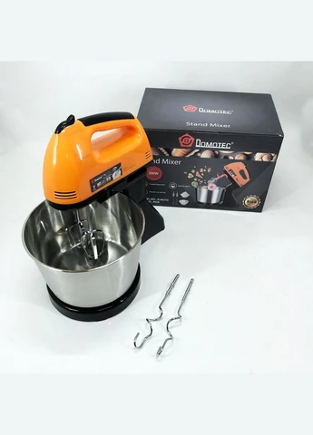Стационарный миксер для кухни на 7 скоростей Domotec R6637O 250 W Кухонный электрический миксер с чашей No Brand (385291579)