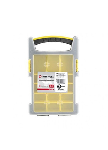 Органайзер для хранения инструментов 8.5" INTERTOOL BX4008 Ящик для инструмента 210x338x62 мм No Brand (313287368)