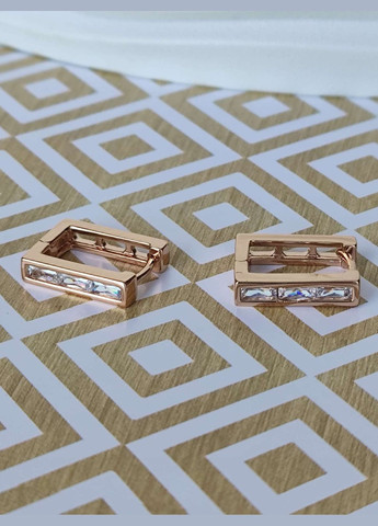 Сережки ксюпінг xuping позолочені медичне золото медична сталь Xuping Jewelry (336190272)