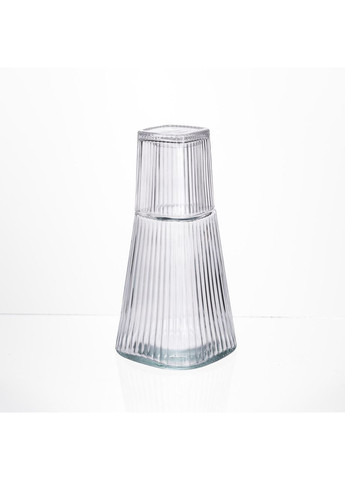 Глечик 1 літр зі склянкою 1 шт по 200 мл Прозорий HP-19-PYF-1 (A-046882) Yiwu (369156876)