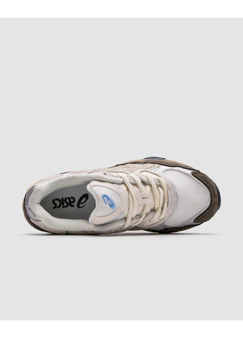 Комбіновані Осінні кросівки чоловічі asics gel-nyc cream / brown асікс гель нюк No Brand