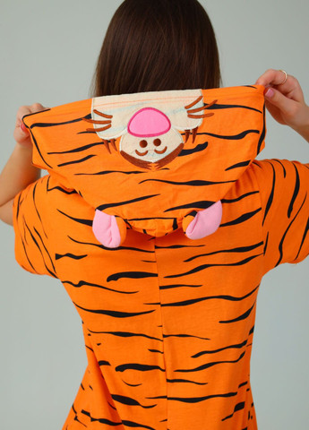 Женский летний кигуруми Тигр с капюшоном и хвостом (4004) My Kigu (339623808)