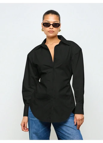 Чорна блуза SHEIN