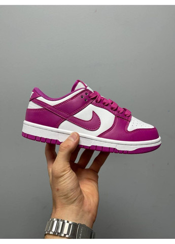 КРОСІВКИ ЖІНОЧІ NIKE SB DUNK LOW ACTIVE FUCHSIA НАЙК СБ ДАНК No Brand білі демісезони (368870276)