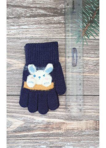 Вязаные одинарные перчатки для девочек и мальчиков 1-3 года No Brand (356672152)