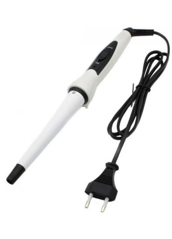 Конусна плойка для завивки волосся GM 403 керамічна створення локонів 35 Вт біла (2390000041) Geemy GM403 (344465697)