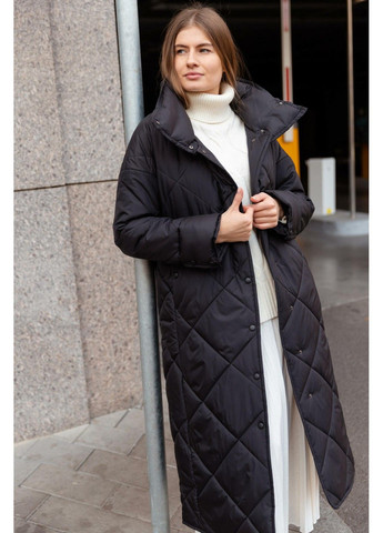 Черная зимняя зимнее пальто милан черное Origa