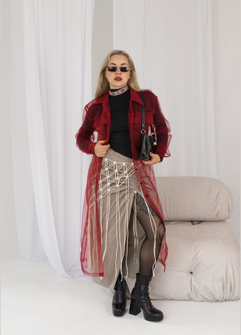 Подовжена прозора сорочка HOCHUSOBITAKE (322580811)