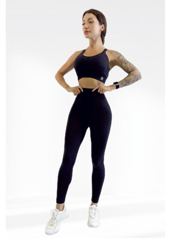 Костюм для фітнесу жіночий лосини пуш ап та топ LILAFIT (353834739)