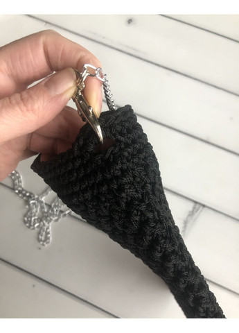 Мини сумочка для телефона и мелких вещей, мини сумка на цепочке черная No Brand (368708633)