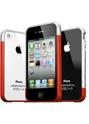 Бампер Case Linear EX Meteor iPhone 4S Dant Red Spigen (322537559)