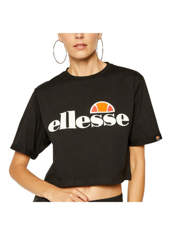 Черная летняя футболка Ellesse