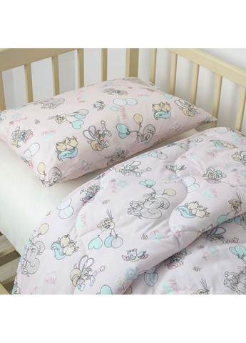 Дитяча ковдра 105*140 см, 250 гр/м2 гіпоалергенна LITTLE FRIENDS Paradise Circus Рожева (29870105140) ТЕП (368157366)