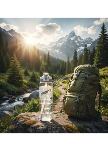 Біла пляшка SPORTS із тритану 500 мл для спорту. TKK (314709867)