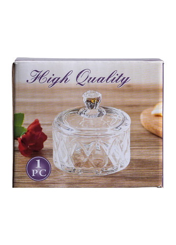 Цукерниця з кришкою High Quality із кришталевого скла, diamonds Yiwu (326599348)