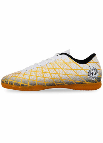Футзалки взуття для міні-футболу 333B-4 розмір білий-золотий SP-Sport (326784782)
