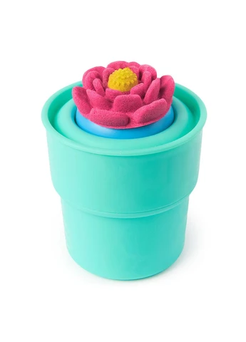 Набір піску 227 г жовтий рожевий для творчості Казкові Квіти Kinetic Sand (389078790)
