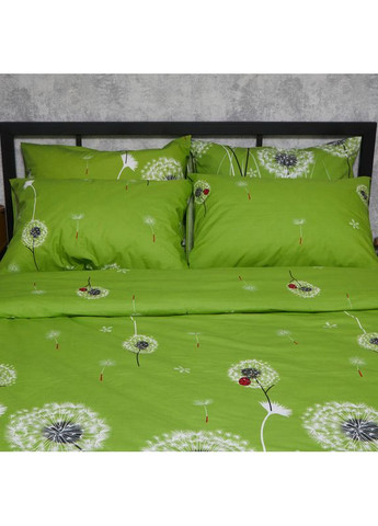 Комплект постільної білизни Бязь Gold Люкс «» Євро 200х220 наволочки 2х50х70 (MS-820006381) Moon&Star Green Harmony (356116248)