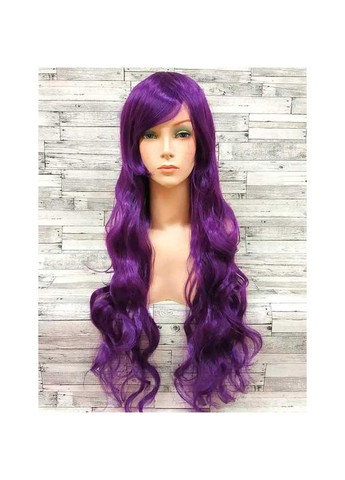 Перука хвиляста аніме 80см косплей «Фіолетова» - (372734385)