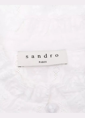 Белая стильная блузка Sandro