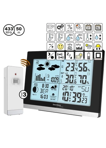 Метеостанция WS6762 Black (WS6762) Technoline (400734091)