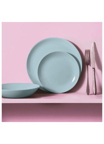 Тарелка Diwali Paradise Blue 25 см Обеденная (V5720) Luminarc Diwali Paradise Blue 25 см Обідня (366663190)