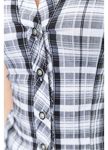 Чёрно-белую рубашка женская в клетку,, 230r065 Ager