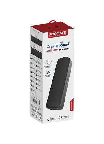 Портативна акустика Capsule-2 Black (capsule-2.black) Promate (311951768)