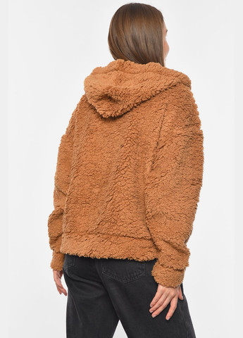 Худі жіноче тедді коричневого кольору Let's Shop (304609888)