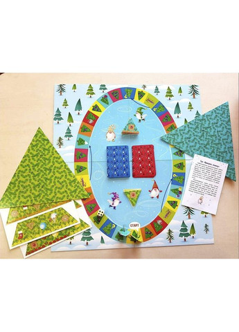 Детский игровой набор "Укрась елку" 21401 с игровым кубиком Ranok Creative (367904089)