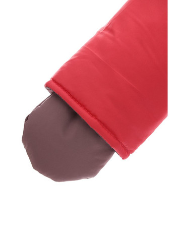 Красный зимний комбинезон для девочки на синтепоне ноль подстежка светло коралловый 86 см (28414) BABYKROHA