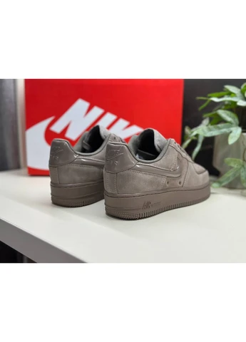 Коричневые летние кроссовки nike air force 1 07 mibrown найк аир форс 1 No Brand