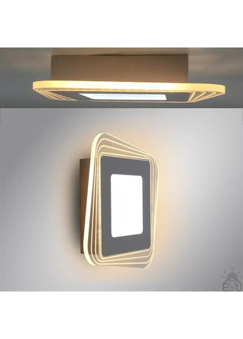 Світильник керований світлодіодний PLAZA S 30 Вт 290х290х45 мм Білий ESLLSE (365651708)