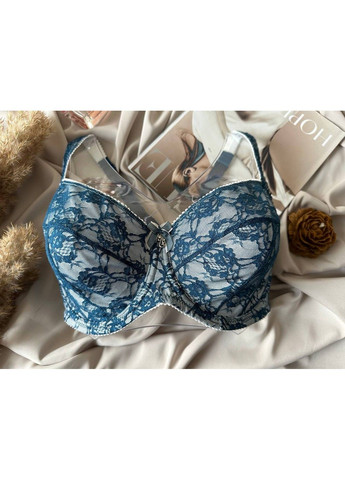 Бірюзовий бюстгальтер смарагдовий для грудей великого розміру Lanny Mode