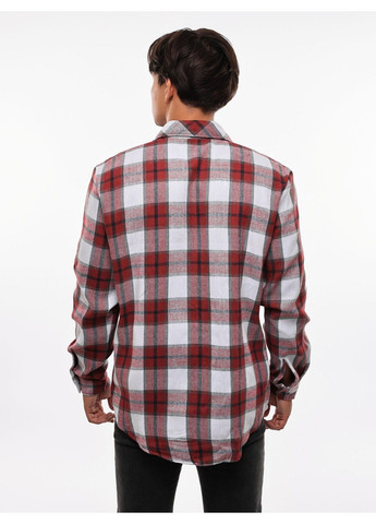 Бордовая рубашка No Brand